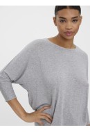 Bluza Dama Vero Moda Vmanepaya 3/4 Jrs Light Grey Melange